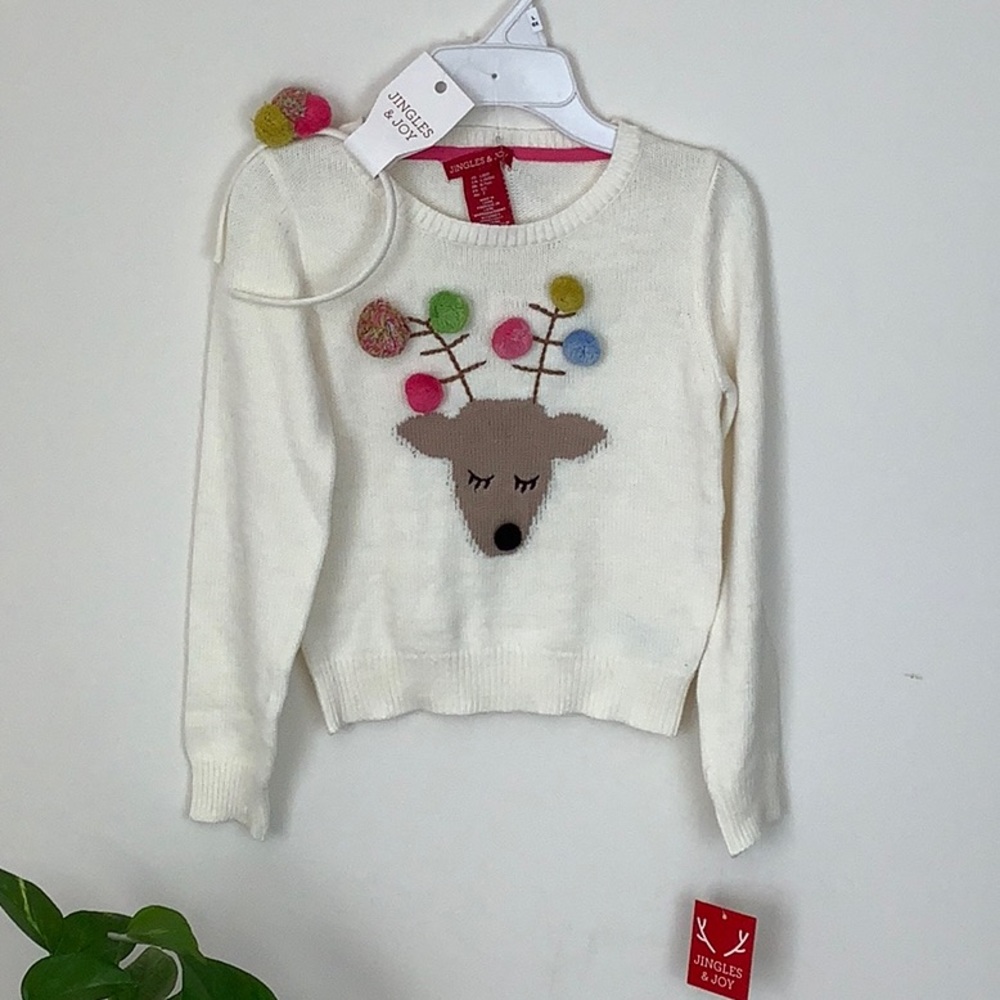 🌿CHRISTMAS SWEATER WITH HEADBAND